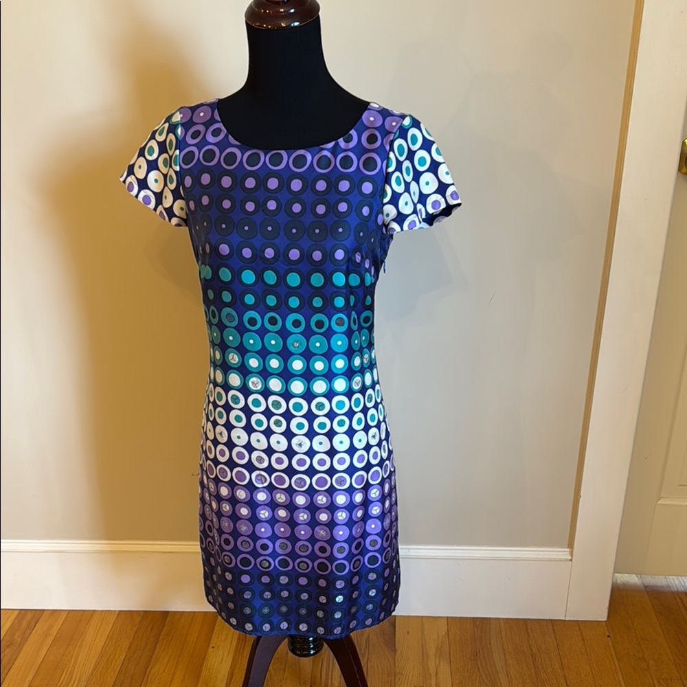 Boden silk sheath dress